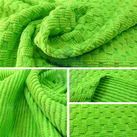 China Bulk Custom Green Pearl Quick Dry Cleaning Cloth Towel Exporter